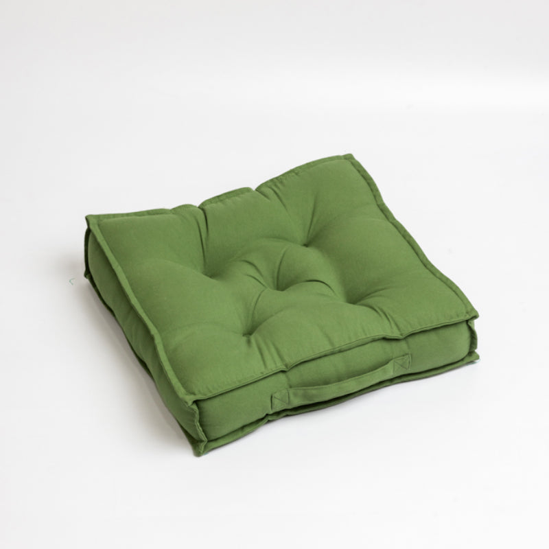 Buy Tara Floor Cushion (Light Green) - Set Of Three Floor Cushions from Vaaree