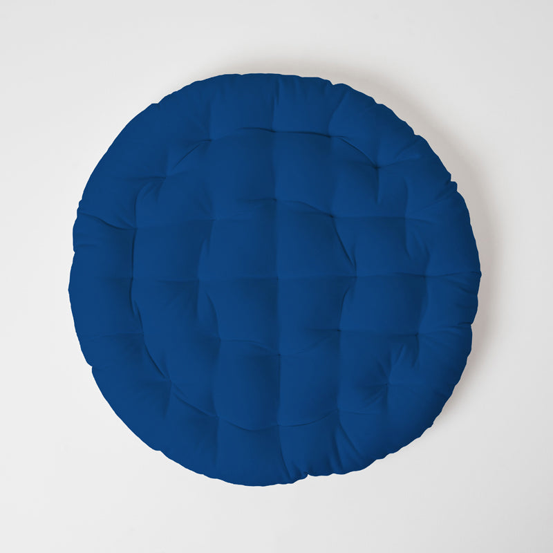 Buy Gloria Floor Cushion - Classic Blue Floor Cushions from Vaaree