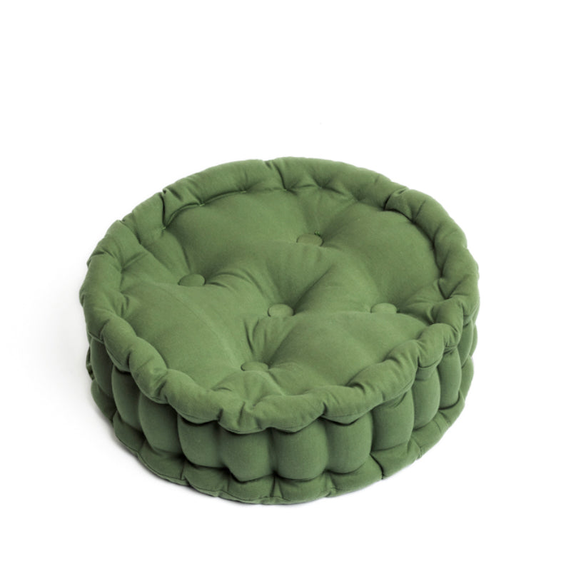 Buy Aidan Floor Cushion (Light Green) - Set Of Three Floor Cushions from Vaaree