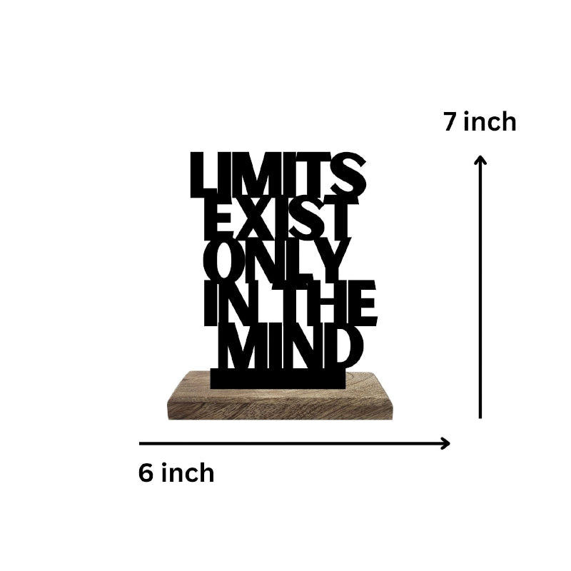 Buy Optimal Mindset Boundless Efforts Typography Showpiece - Set Of Two Showpieces from Vaaree