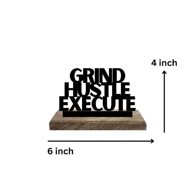 Buy Strong Mind Bold Execution Typography Showpiece - Set Of Two Showpiece from Vaaree