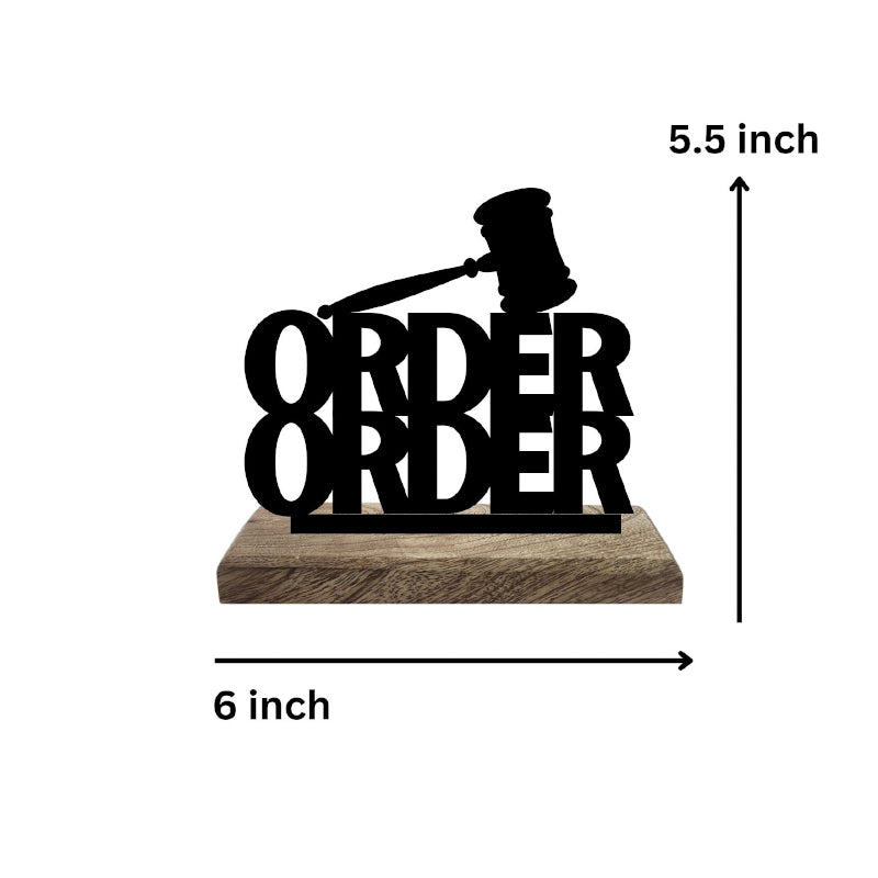 Buy Lawyer's Pride Typography Showpiece - Set Of Two Showpiece from Vaaree