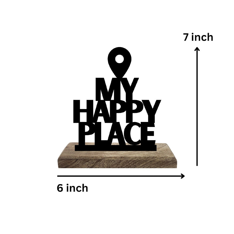 Buy Homely Happiness Typography Showpiece - Set Of Two Showpieces from Vaaree