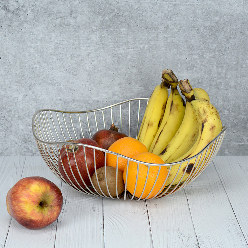 Fruit Basket - Ruflo Fruit Basket - Silver