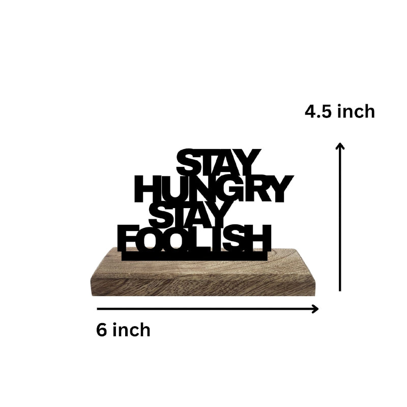 Buy Hungry Minds Smart Tactics Typography Showpiece - Set Of Two Showpiece from Vaaree