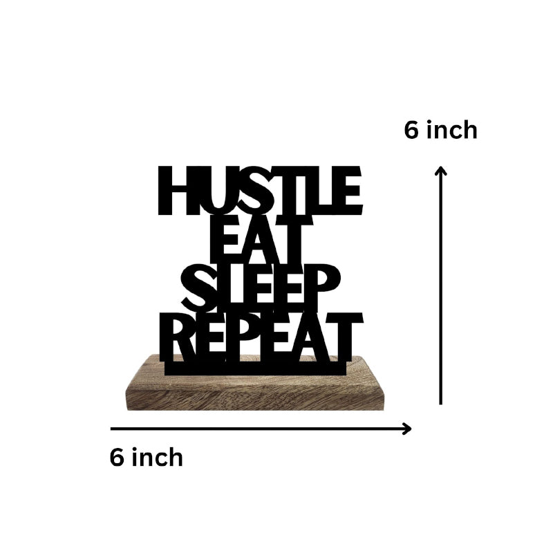 Buy Crazy Hustle Momentum Typography Showpiece - Set Of Two Showpiece from Vaaree