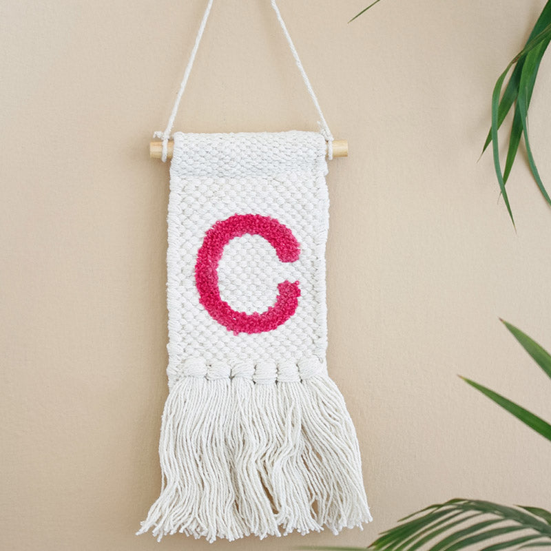 Wall Tapestry - C Monogram Mini Wall Hanging