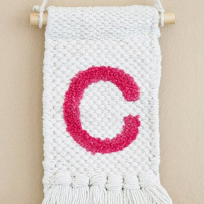 Wall Tapestry - C Monogram Mini Wall Hanging