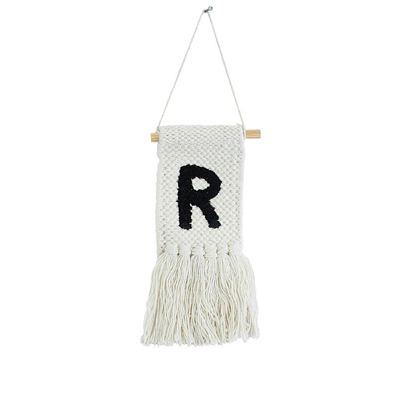 Wall Tapestry - R Monogram Mini Wall Hanging