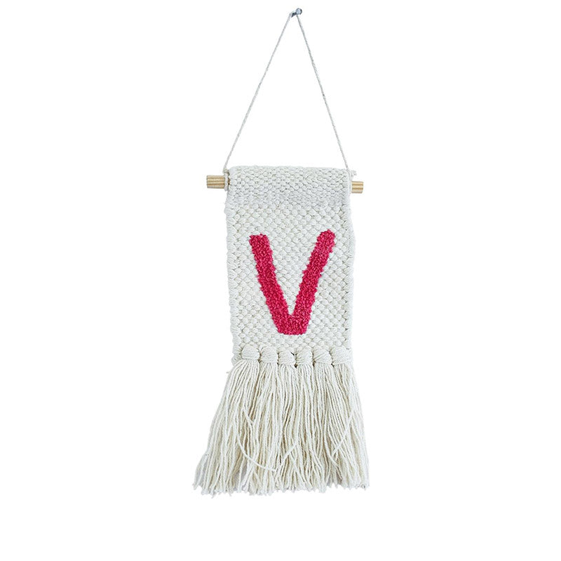 Buy V Monogram Mini Wall Hanging Wall Tapestry from Vaaree