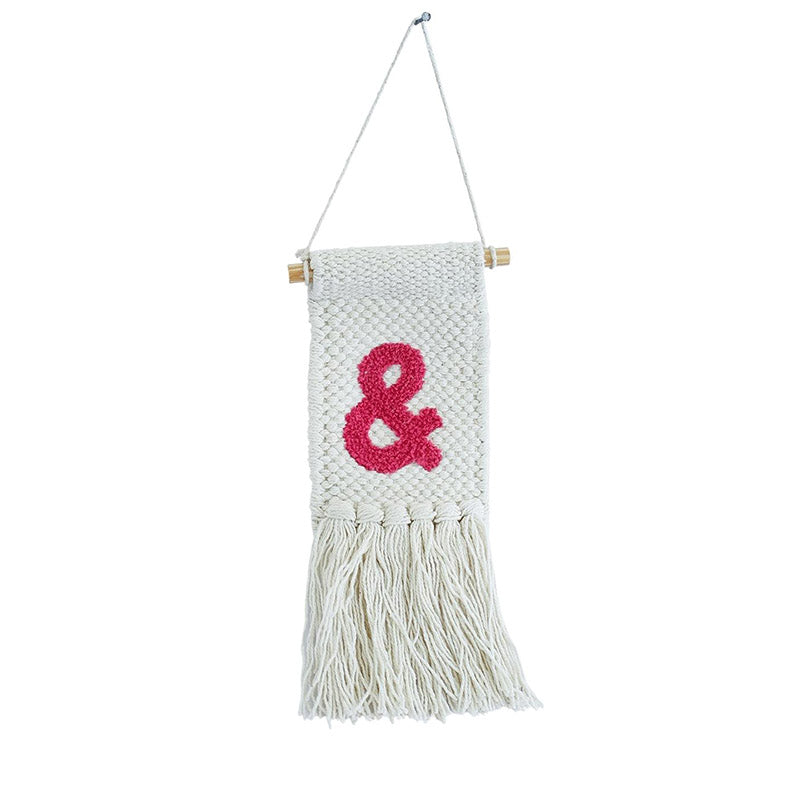 Wall Tapestry - & Monogram Mini Wall Hanging