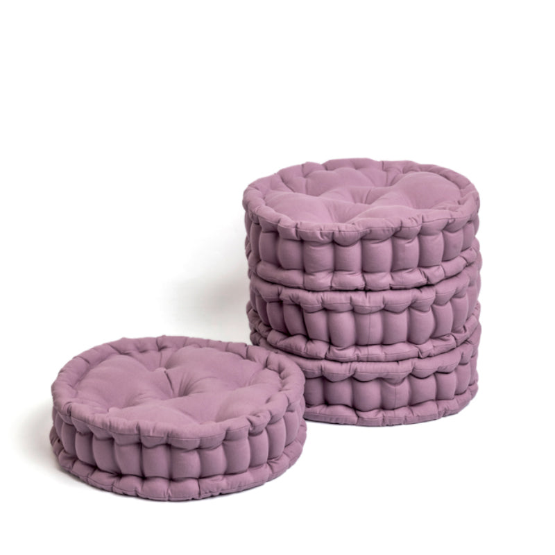 Buy Aidan Floor Cushion (Lilac Purple) - Set Of Four Floor Cushions from Vaaree