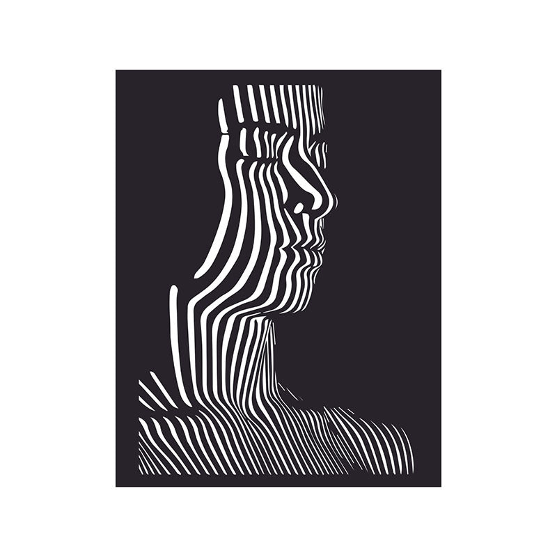 Wall Accents - Illusive Lady Black Wall Art