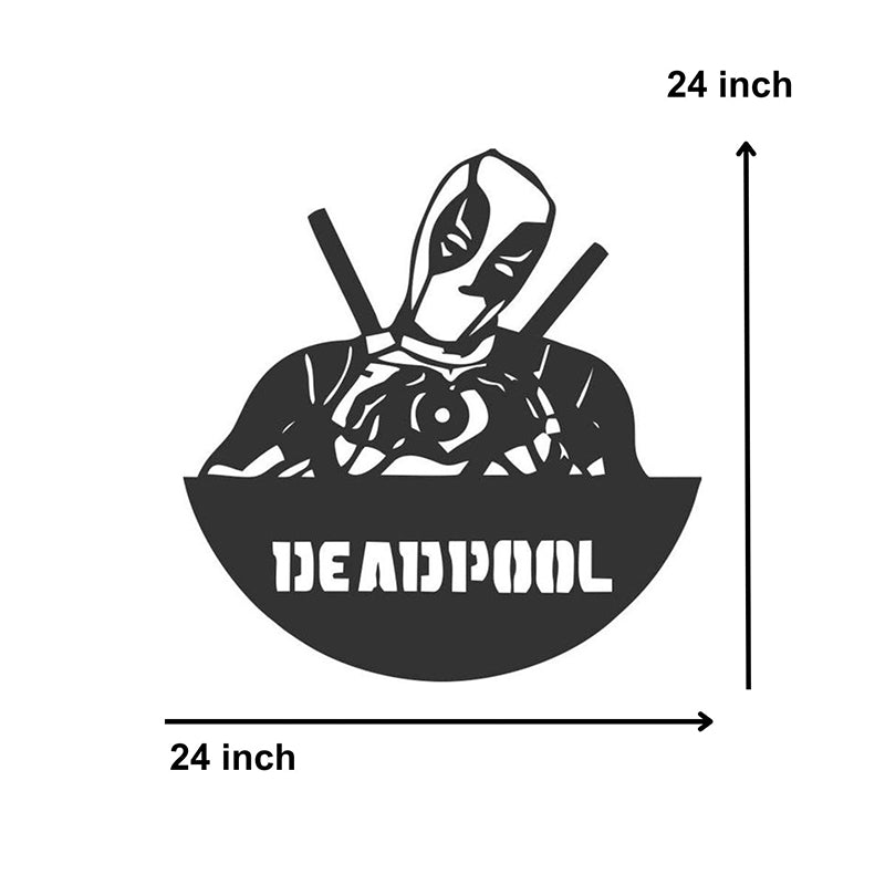 Buy Deadpool Black Wall Accent Wall Accents from Vaaree