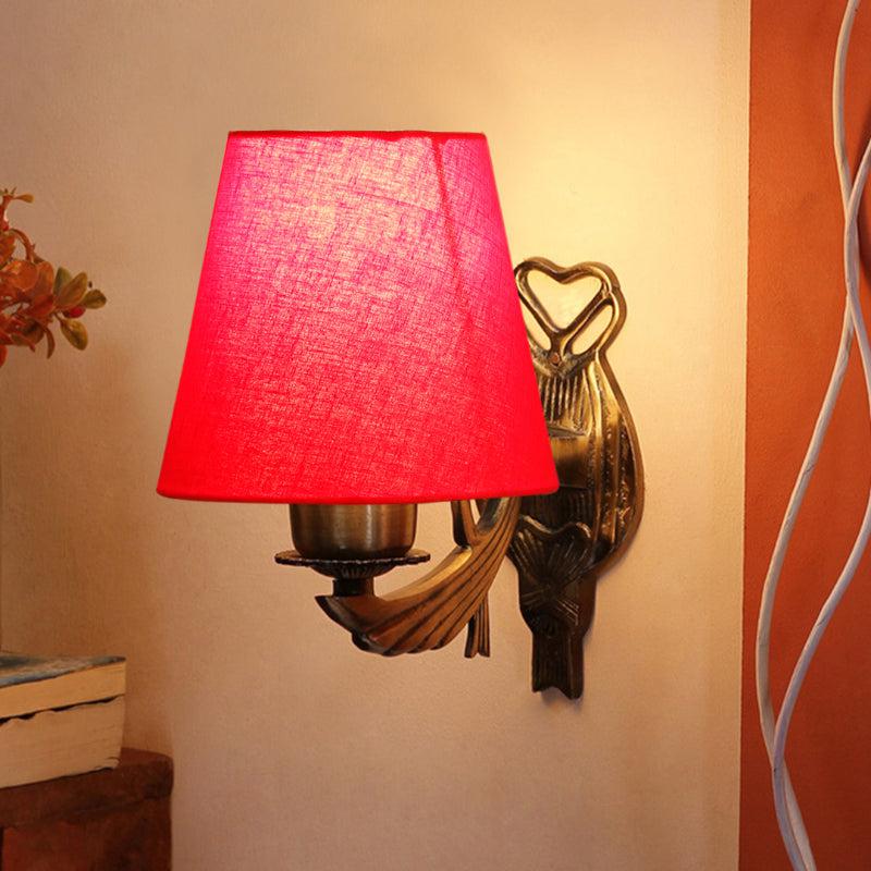 Buy Love Gleam Atva Conical Wall Lamp - Red Wall Lamp from Vaaree