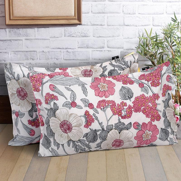 Buy Magma Floral Pillow Cover - Set Of Two Pillow Covers from Vaaree