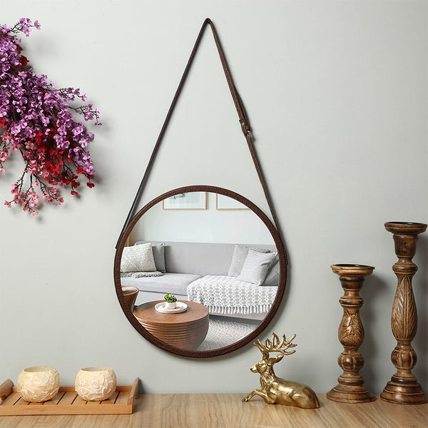 Wall Mirror - Maku Wall Mirror - Brown