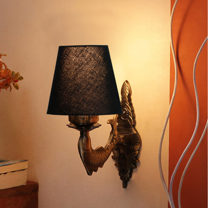 Wall Lamp - Ziada Stiva Conical Wall Lamp - Black