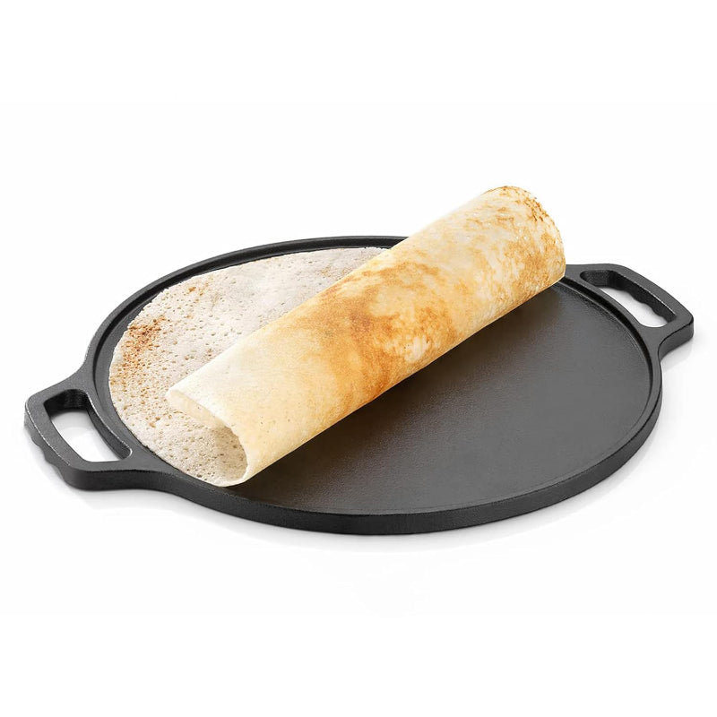 Dosa Tawa - Nova Costa Pre Seasoned Cast Iron Dosa Tawa - 30 CM