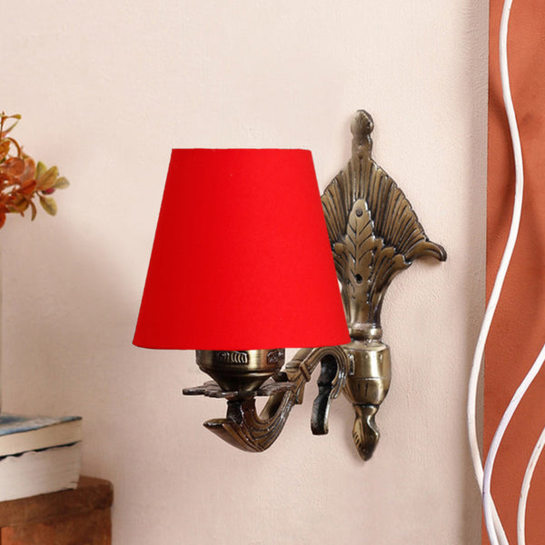 Wall Lamp - Magda Masique Conical Wall Lamp - Red