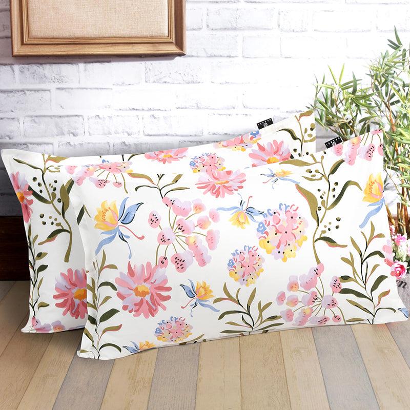 Pillow Covers - Vista Floral Pillow Cover - Set Of Two