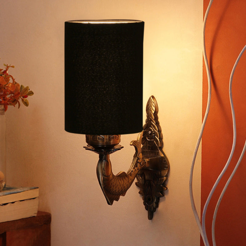 Buy Ziada Stiva Cylindrical Wall Lamp - Black Wall Lamp from Vaaree