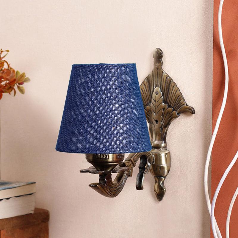 Buy Magda Masique Conical Wall Lamp - Blue Wall Lamp from Vaaree