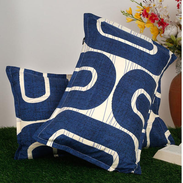 Buy Jermo Abstract Pillow Cover - Set Of Two Pillow Covers from Vaaree