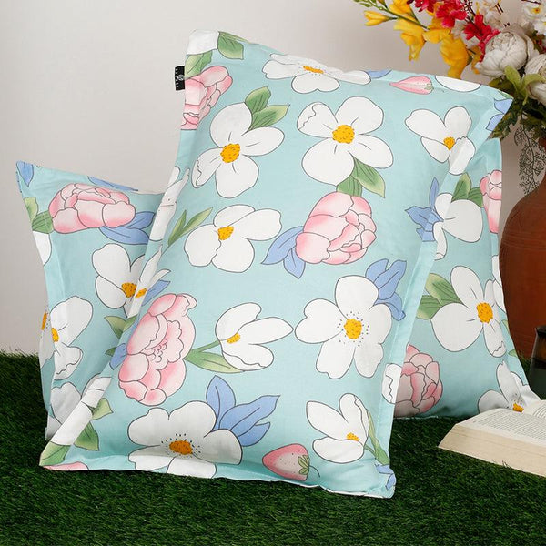 Buy Dara Floral Pillow Cover - Set Of Two Pillow Covers from Vaaree