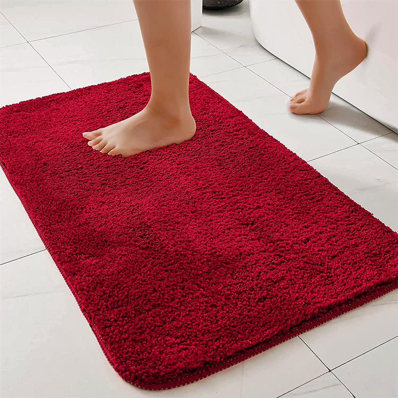 Buy Lois Anti Skid Bath Mat - Red Bath Mats from Vaaree