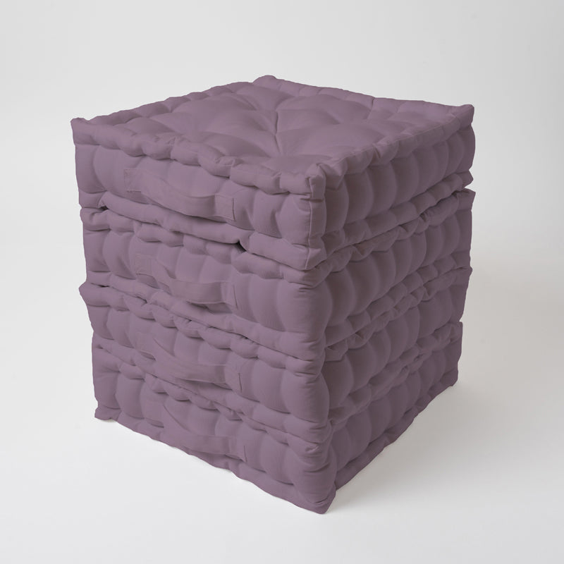 Floor Cushions - Marlon Floor Cushion (Lilac Purple) - Set Of Four