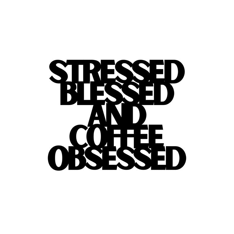 Buy Coffee Obsessed Typography Wall Art Wall Accents from Vaaree