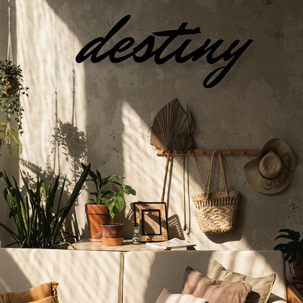 Buy Destiny Typography Wall Art Wall Accents from Vaaree