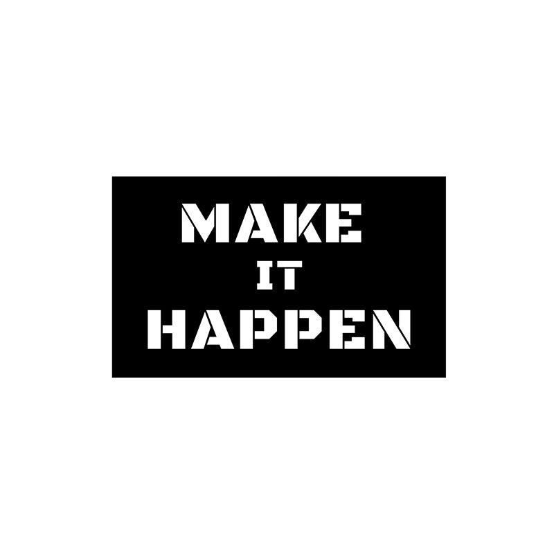 Wall Accents - Make It Happen Typography Wall Art