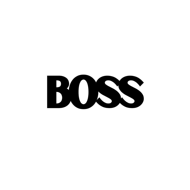 Wall Accents - Boss Typography Wall Art