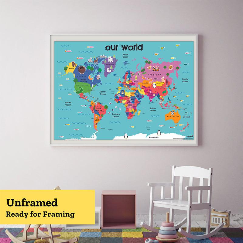 Buy World Gallivanter Wall Poster Wall Poster from Vaaree