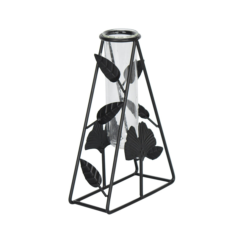 Buy Gardenia Test Tube Planter - Black Vase from Vaaree