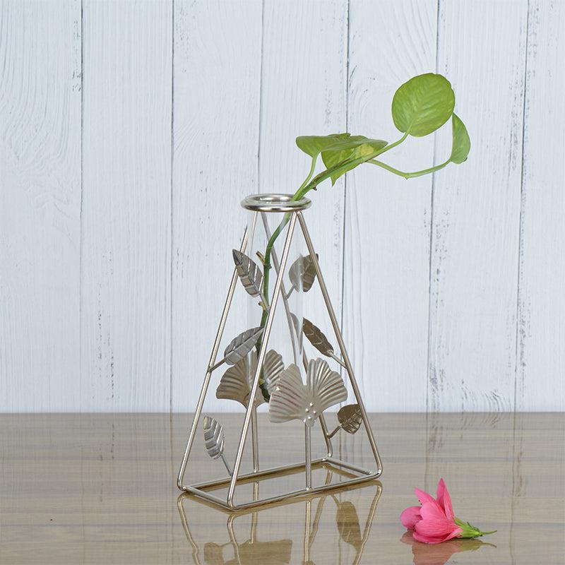 Buy Gardenia Test Tube Planter - Silver Vase from Vaaree