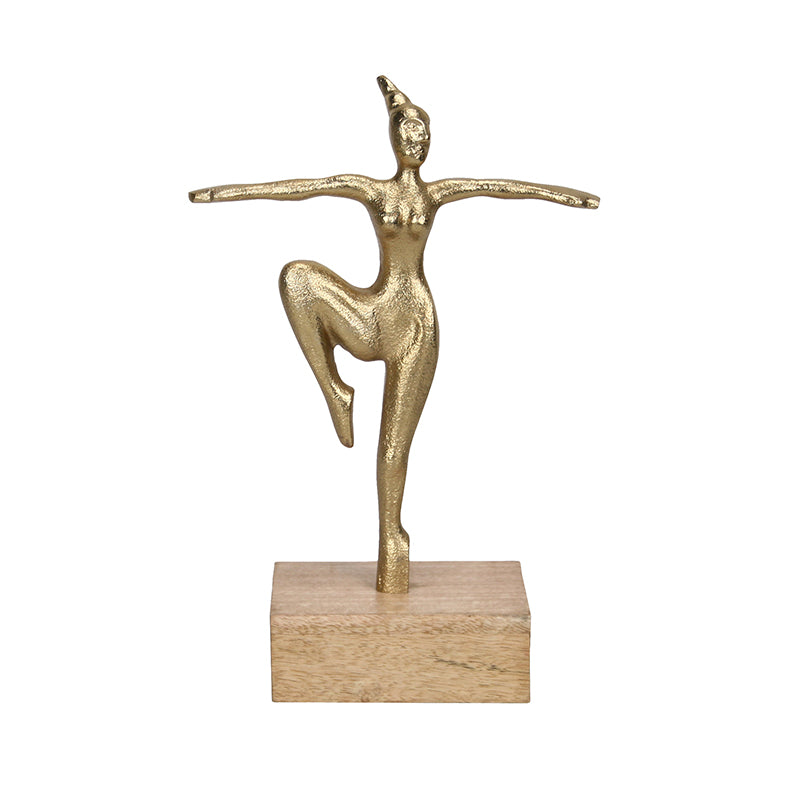 Buy Prima Ballerina Showpiece - Gold Showpieces from Vaaree