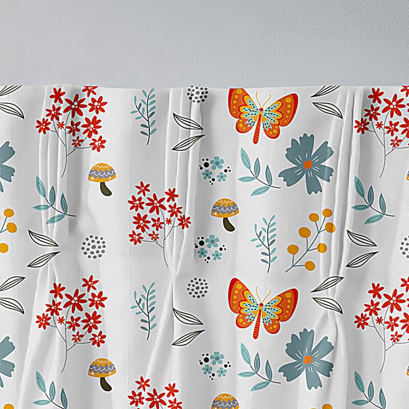 Buy Butterfly Tab Top Short Width Curtain Curtains from Vaaree