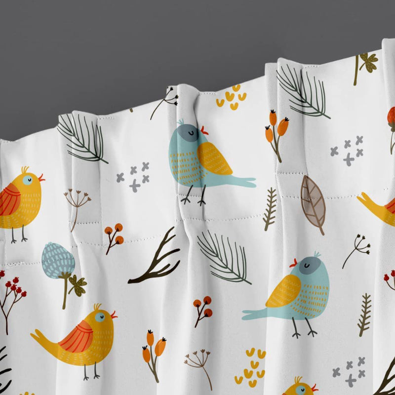 Buy Bird Paradise Double Pinch Pleat Short Width Curtain Curtains from Vaaree