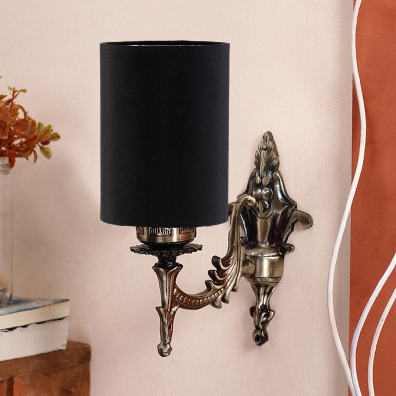 Wall Lamp - Vista Edrel Cylindrical Wall Lamp - Black