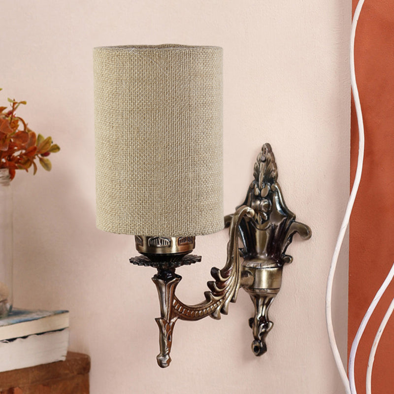 Wall Lamp - Vista Edrel Cylindrical Wall Lamp - Beige