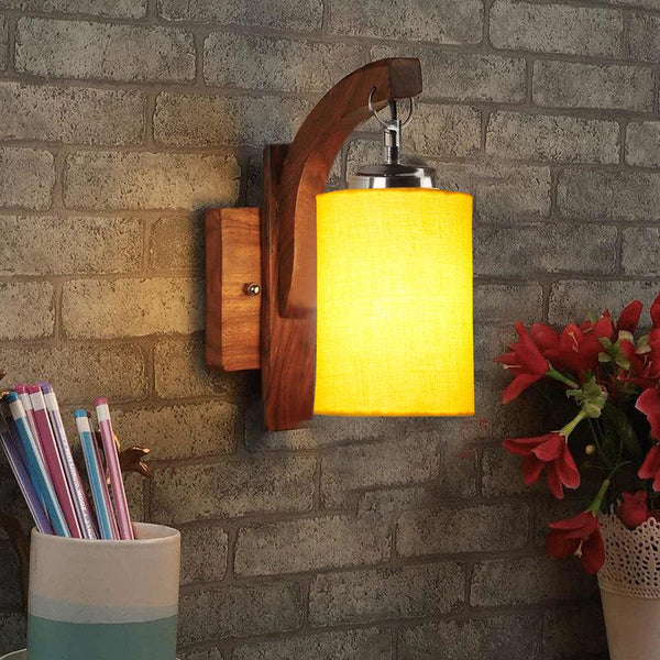 Buy Forma Cylindrical Wall Lamp - Yellow Wall Lamp from Vaaree