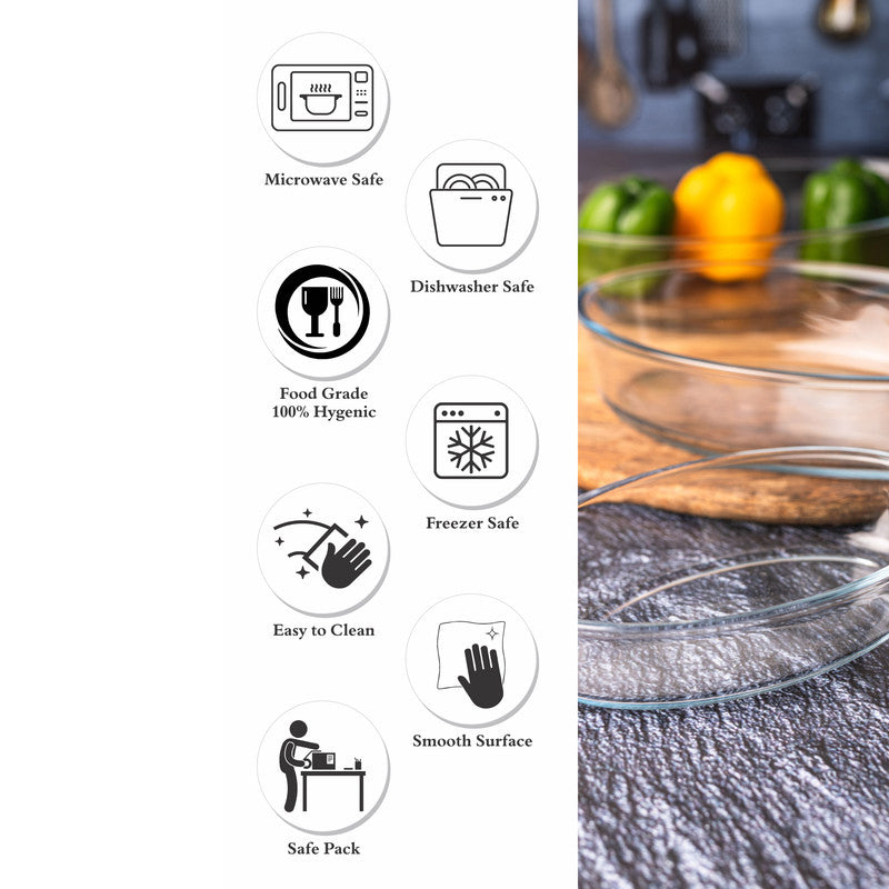 Buy Alpa Oval Glass Baking Dish Baking Dish from Vaaree