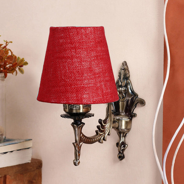 Wall Lamp - Vista Edrel Conical Wall Lamp - Maroon