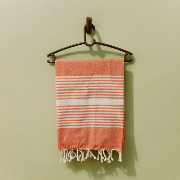 Buy Darsha Bath Towel - Orange Bath Towels from Vaaree