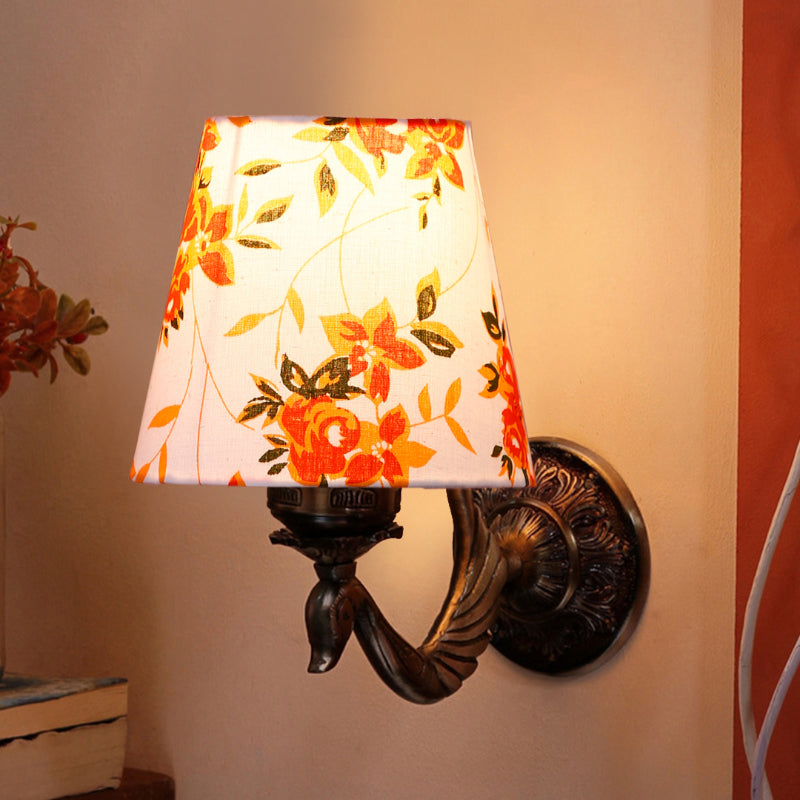 Wall Lamp - Amro Retro Ibis Flora Conical Wall Lamp