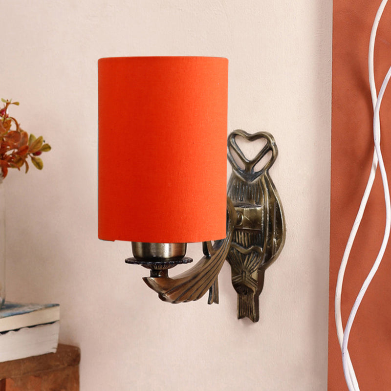 Wall Lamp - Love Gleam Atva Cylindrical Wall Lamp - Orange