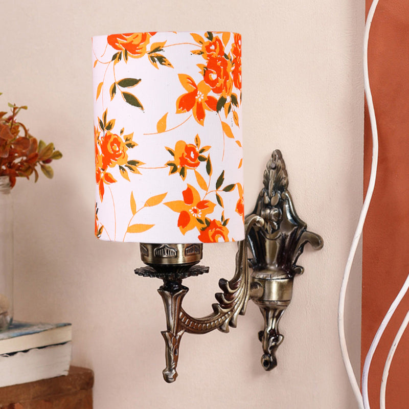 Wall Lamp - Vista Edrel Ibis Flora Cylindrical Wall Lamp